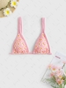 Haut de Bikini à Bretelle Floral S Rose clair