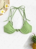 Haut de Bikini à Bretelle S Vert