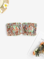 Haut de Bikini Bandeau Côtelé L