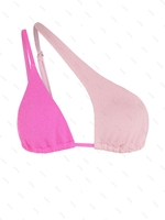 Haut de Bikini Bicolore M Rose clair