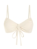 Haut de Bikini Cintré Texturé L Café lumière