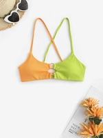 Haut de Bikini Croisé Bague en O M Multi a