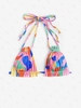 Haut de Bikini en Blocs de Couleurs à Volants M Multi a