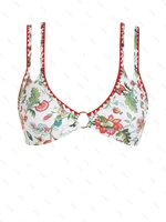 Haut de Bikini Fleuri Cousu Style Bohémien M Multi a