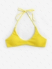 Haut de Bikini Licou Froissé L Jaune