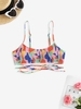 Haut de Bikini Plissé L Rose léger