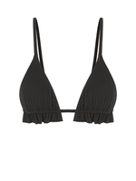 Haut de Bikini Texturé à Volants S