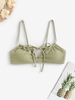 Haut de Bikini Texturé Noué M Vert clair