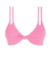 Haut de Bikini Texturé Noué Torsadé L Rose clair