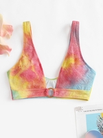 Haut de Bikini Texturé Teinté M Multi a