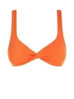 Haut de Bikini Texturé Torsadé M Orange