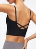 Haut de Sport avec Dos Croisé Respirant S Noir