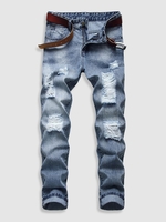Jean Déchiré à Braguette Zippée 32 Bleu clair