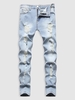Jean Déchiré Effrangé Zippé 38 Bleu clair