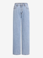 Jean Droit à Taille Haute avec Poche L Bleu