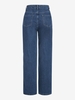 Jean Droit à Taille Haute avec Poche Xs Bleu
