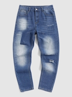 Jean Fuselé Déchiré en Blocs de Couleurs 30 Bleu clair