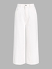 Jean Jambe Large à Taille Haute M Blanc