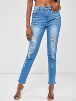 Jean Moulant Déchiré avec Poche M Bleu
