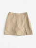 Jupe Fendue avec Short en Dessous M Café