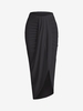 Jupe Longue Drapée Xl Noir