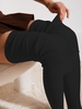 Legging Style de Collants Chaud avec Doublure en Laine Thermo Taille unique Noir