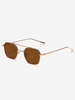 Lunettes de Soleil à Double Monture en Métal