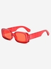 Lunettes de Soleil à Monture Rectangle Epaisse