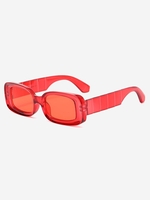 Lunettes de Soleil à Monture Rectangle Epaisse
