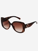 Lunettes de Soleil Carrées Embellies de Strass