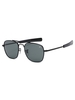 Lunettes de Soleil Carrées en Métal