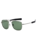 Lunettes de Soleil Carrées en Métal