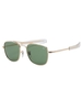 Lunettes de Soleil Carrées en Métal