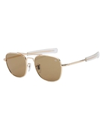Lunettes de Soleil Carrées en Métal
