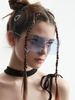 Lunettes de Soleil Carrées sans Cadre