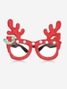 Lunettes de Soleil de Noël Cerf et Bonhomme de Neige Design