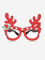 Lunettes de Soleil de Noël Cerf et Bonhomme de Neige Design