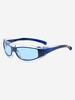 Lunettes de Soleil de Sport à Monture Transparente pour Extérieur
