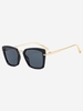 Lunettes de Soleil Dégradées en Métal