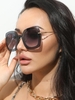 Lunettes de Soleil Dégradées Jambe en Métal