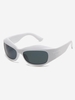 Lunettes de Soleil Enveloppantes Style de Cyber Futuristic