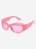 Lunettes de Soleil Enveloppantes Style de Cyber Futuristic