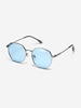 Lunettes de Soleil Rondes Monture en Métal