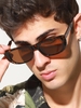 Lunettes de Soleil Tout Courbés de Tendance