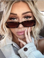 Lunettes Solaires Anti-UV avec Monture Rectangulaire