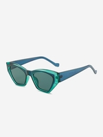 Lunettes Solaires de Forme Irrégulière Bicolore