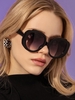 Lunettes Solaires Larges à La Mode avec Monture Large