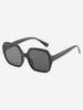 Lunettes Solaires Larges en Forme de Polygone Rétro