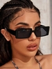 Lunettes Solaires Rectangles avec Monture