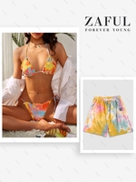 Maillot de Bain Teinté pour Couple Taille unique Orange